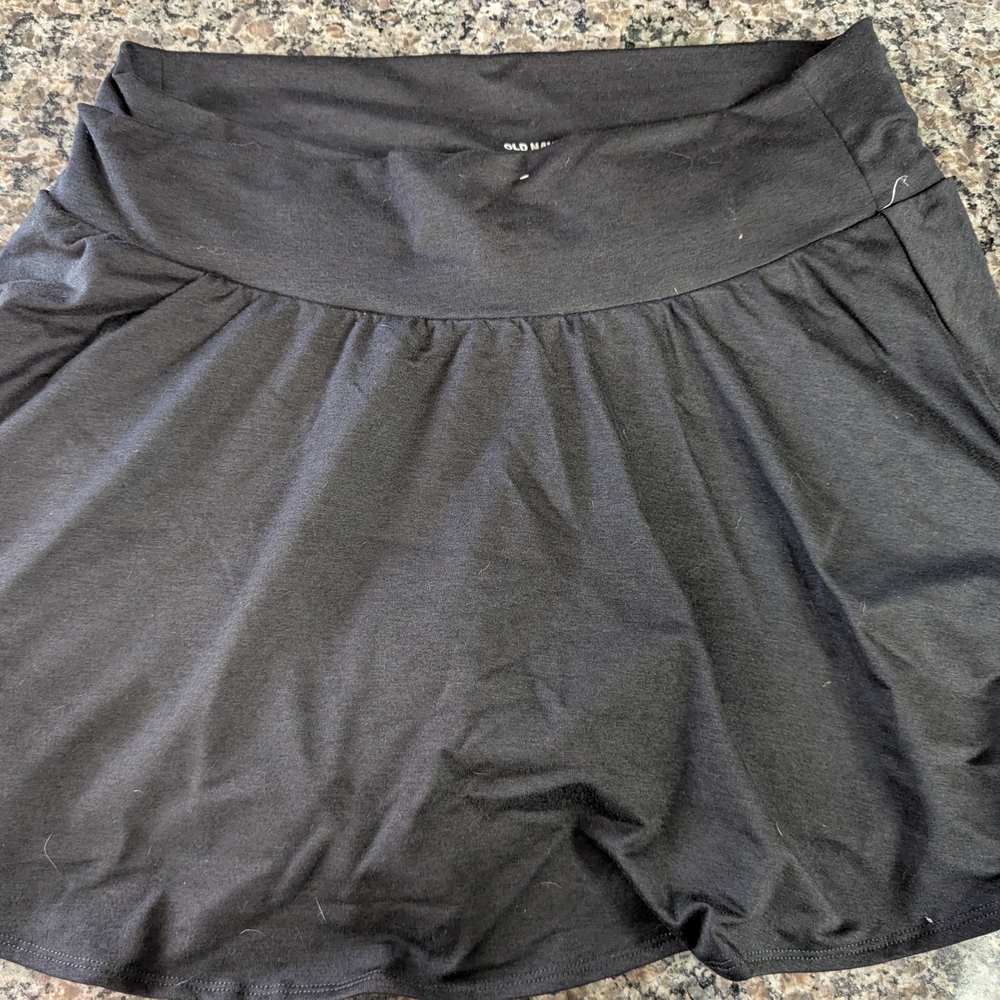 Old Navy Black Athletic Skort